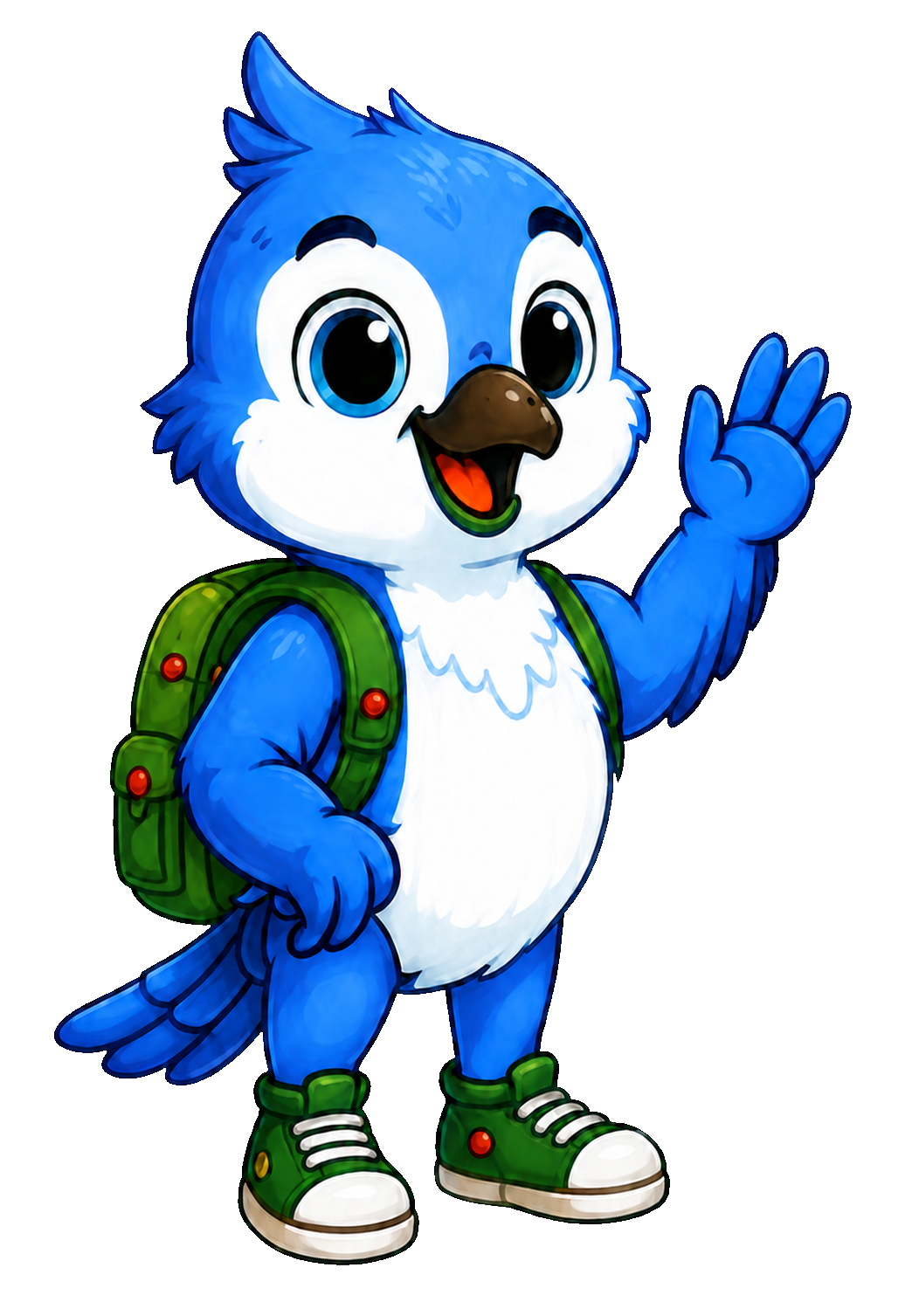 Official character artwork of Blu Bluejay