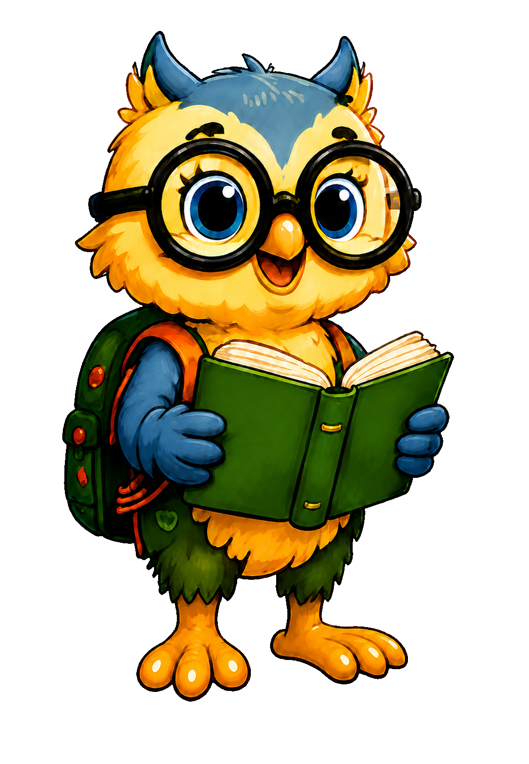 Official character artwork of Booker Owl