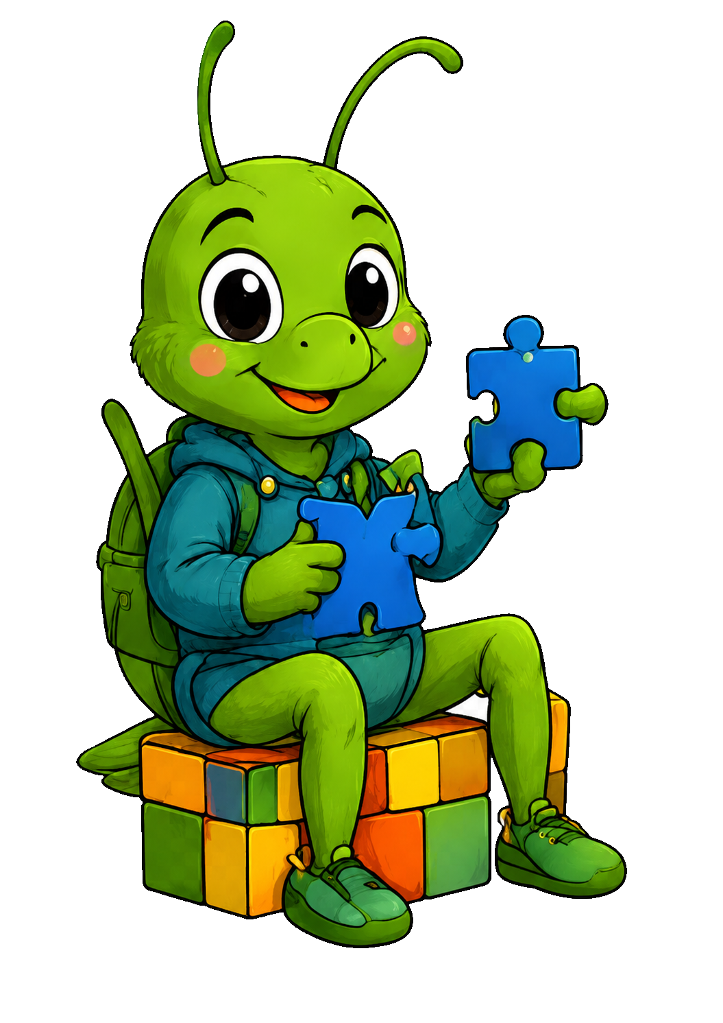 Official character artwork of Miles Grasshopper